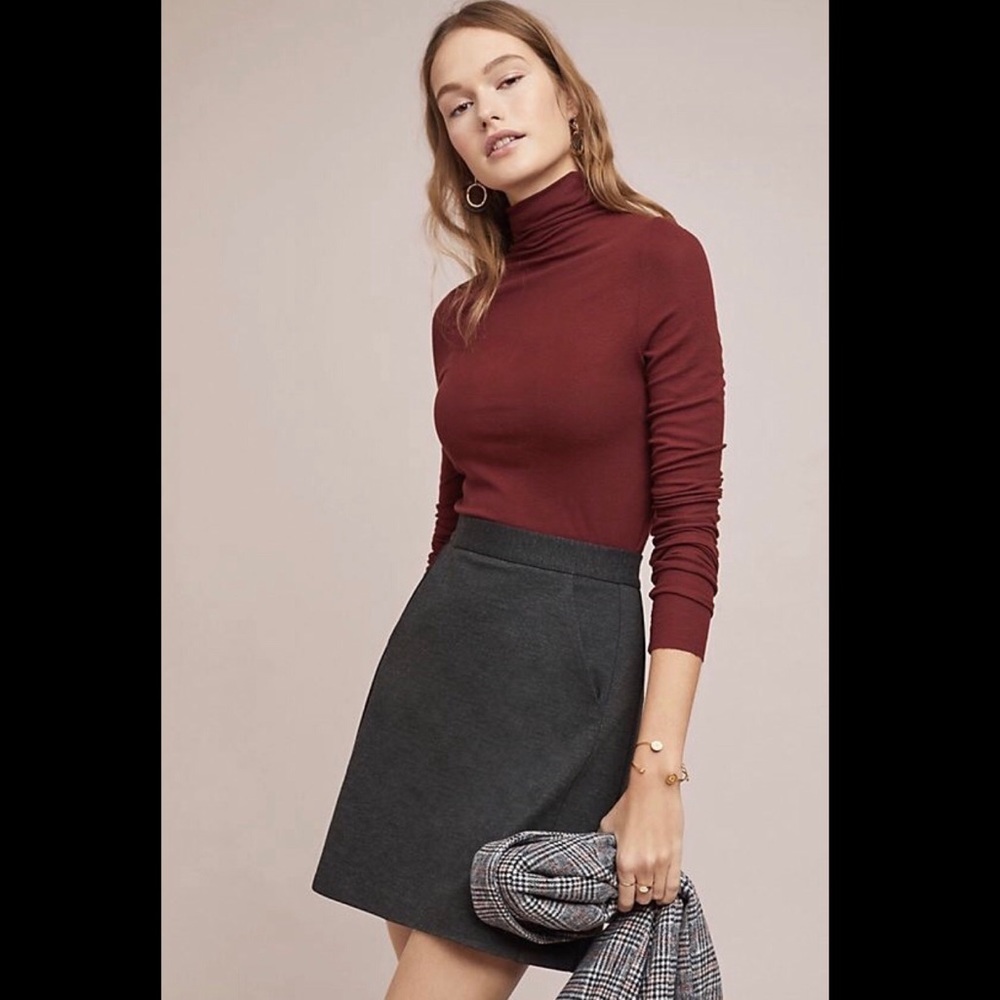 Anthropologie Ponte Mini Skirt